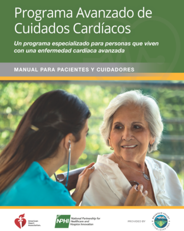 Pages from NPHI MV Cardiac Patient Guide Spanish front cover for webpage