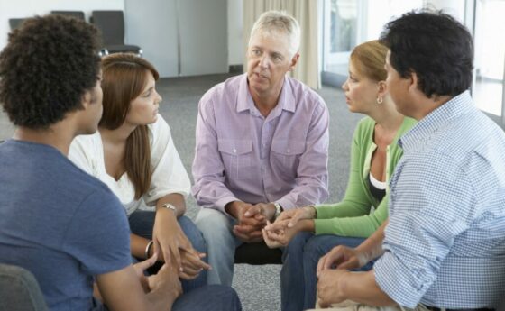 grief support stock photo