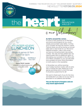 Volunteer Newsletter 07.08.09 Cover Image